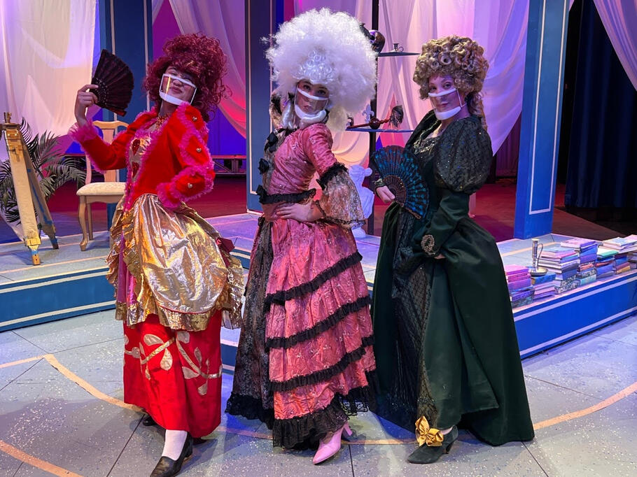 Samara Hernandez as Belise in The Learned Ladies Samara Hernandez as Belise in The Learned Ladies