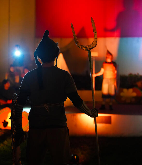 Samara Hernandez as Hektor in Rhesus Samara Hernandez as Hektor in Rhesus